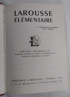 Dictionar Larousse pentru copii foto