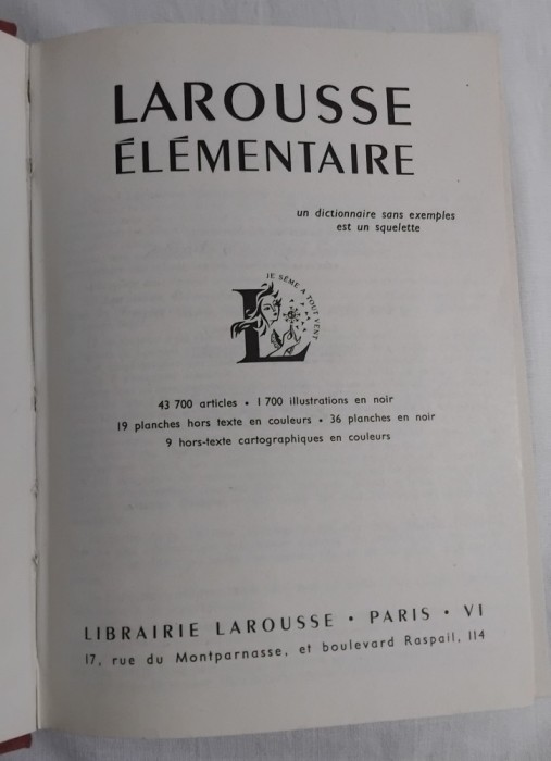 Dictionar Larousse pentru copii