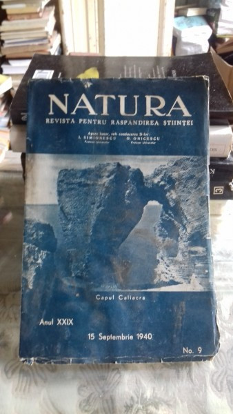 REVISTA NATURA NR.9/1940