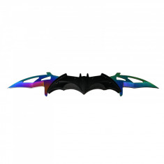 Briceag-cutit, doua taisuri, negru-multicolor, Fade Batman Style, 32 cm foto