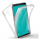 Husa telefon Silicon Samsung Galaxy A8 2018 a530 clear ultra thin fata+spate