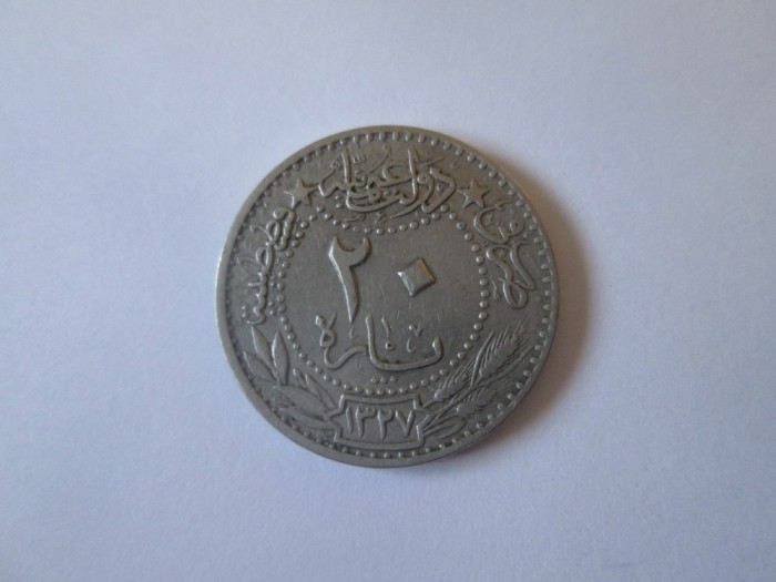 Imperiul Otoman 20 Para 1327/1912