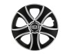 Set 4 capace roti Bis Gri-Negru R14 pentru gama auto Kia, Autohelix MSA