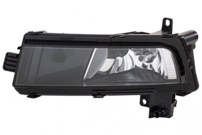Proiector VW Touran (5t), 05.2015-, partea Stanga, Fata, cu sistem iluminat in curba; H11; negru; Omologare: ECE, ZKW foto