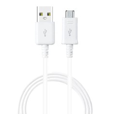 Cablu de date USB la Micro-USB, 0.8m Samsung (ECB-DU68WE) Alb foto
