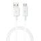 Cablu de date USB la Micro-USB, 0.8m Samsung (ECB-DU68WE) Alb