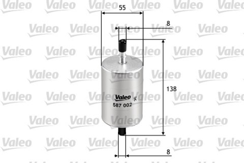 Filtru combustibil VALEO 587002