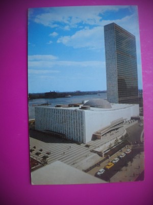 HOPCT 7729 SEDIUL ONU NATIUNILE UNITE- NEW YORK CITY -STAMPILOGRAFIE/FRANCATURA-SUA-AMERICA DE NORD -CIRCULATA foto