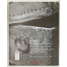 CHRISTIE'S : PARIS INTERIEURS , TABLEAUX , MOBILIER ET OBJETS D'ART ...CATALOG DE LICITATIE , 2005