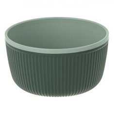 Bol Plastic, Verde Mentă, Dungi, Capacitate 0,52L