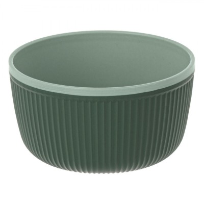 Bol Plastic, Verde Mentă, Dungi, Capacitate 0,52L foto