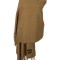 Fular dama uni 24, 180x70cm, bej inchis
