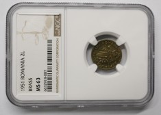 2 LEI 1951 MS63 . ALAMA .