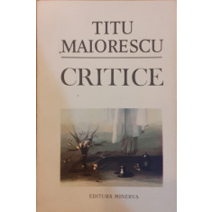 Critice Titu Maiorescu