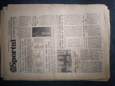 ZIARUL SPORTUL 14 DECEMBRIE 1983 foto