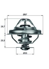 MAHLE TX 38 80D termostat,lichid racire