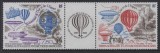 French South and Antarctic Terr. 1984 - Bicentenarul primului zbor, baloane cu aer cald, serie neuzata