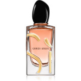 Armani S&igrave; Intense Eau de Parfum reincarcabil pentru femei 100 ml