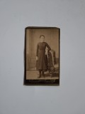 CDV Atelier foto T. Petrolenko, Simferopol, Crimeea, Portret domnisoara, ca. 1885