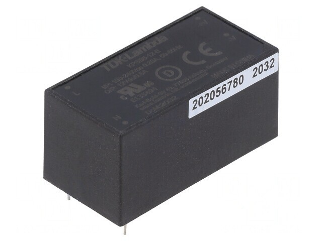 Convertor AC/DC 6W 12V 0.5A THT KPSB6