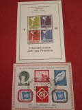 PHILATELIC EXHIBITION - 2 BLOCURI ȘTAMPILATE, Stampilat