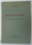ETUDES DE PHILOSOPHIE PRESOCRATIQUE II , par ARAM M. FRENKIAN , 1937, DEDICATIE *