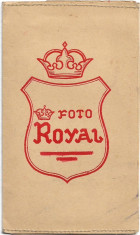 A1248 Plic rama fotografie interbelic studio Foto Royal romanesc vechi foto