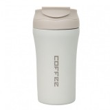 Termos interior Inox 400ml inchidere ermetica si pai alb Zilan ZTS8439