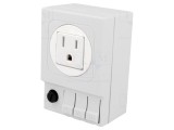 Soclu USA 125VAC 6.3A IP20 pentru șină DIN