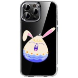 Husa personalizata apple iphone 14 pro, happy egg