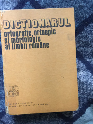 w0b Dictionarul ortografic,ortoepic si morfologic al limbii romane foto
