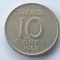 Suedia 10 &ouml;re 1958 argint