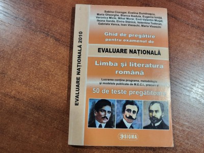 Ghid de pregatire pentru examenul de evaluare nationala 2010-S.Ciorogar,etc foto