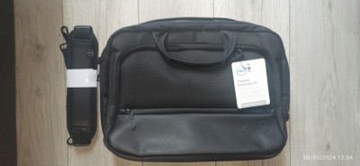 Geanta laptop DeLL Premier, 15 inch, Neagra Noua foto