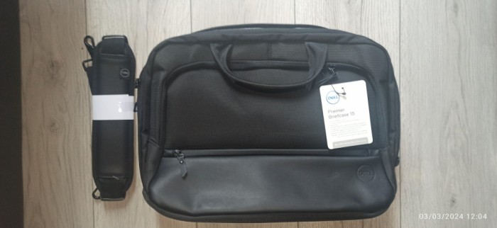 Geanta laptop DeLL Premier, 15 inch, Neagra Noua
