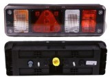 Lampa LED Krone HYBRID STANGA Hella, 6 functii, 24V, Stop, Pozitie, Ceata, Invers, Semnalizare, Triunghiular, 7pin