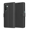 Husa Portofel Piele Techsuit Neagra pt. Samsung Galaxy A26 A266, Protectie Completa, Inchidere Magnetica