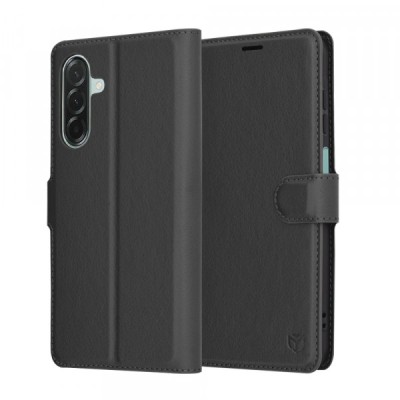 Husa pentru Samsung Galaxy A26 A266, Techsuit, Leather Folio, Neagra foto