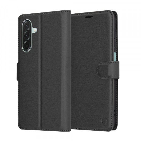 Husa pentru Samsung Galaxy A26 A266, Techsuit, Leather Folio, Neagra