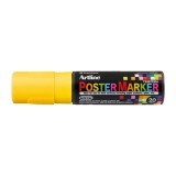 Marker pentru poster ARTLINE, corp plastic, varf tesit 20mm - galben