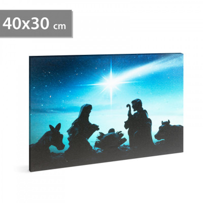 Tablou decorativ cu LED - 40 x 30 cm 58455 foto
