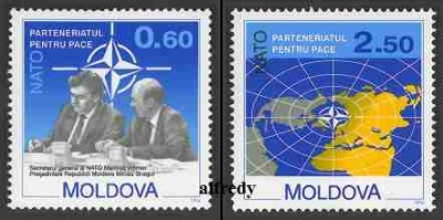 MOLDOVA 1994, NATO - Parteneriatul pentru pace, serie neuzată, MNH foto