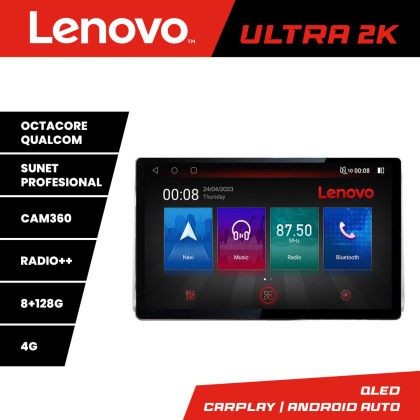 Navigatie Toyota Estima 2006-2013 ecran 13&quot; 2K 8+128 Android Waze USB Navigatie 4G 360 Toslink Youtube Radio K CarStore Technology