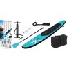 Stand Up Paddle Board XQ Max, 285 cm, Gonflabil, Albastru/Negru, Vasla+Pompa+Geanta, Max 100kg