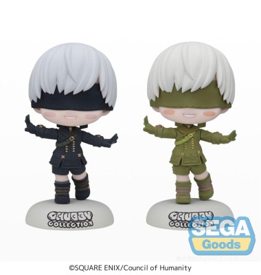 NieR:Automata Chubby Collection PVC Statue Petit Figure NieR:Automata Ver1.1a 9S (EX) 7 cm foto