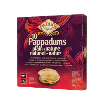 Paine traditionala indiana Patak&amp;#039;s Pappadum 100g foto