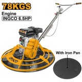 Cumpara ieftin Masina de Elicopterizat Beton Slefuitor 6.5cp, 78kg, 91cm diametru, Ingco GPT361-2E