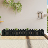 VidaXL Pat &icirc;nălțat grădină design gard 200x30x30 cm lemn impregnat pin