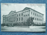 466 - Gherla - Liceul Petru Maior / Carte postala 1928 necirculata, Fotografie