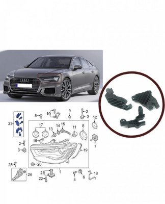 Kit reparatie cleme farAudi A6 c7 facelift (2015-2018) foto